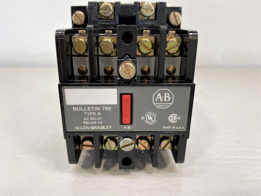 Allen Bradley AC Control Relay 700-N400A1, Series C, Type N, 120V